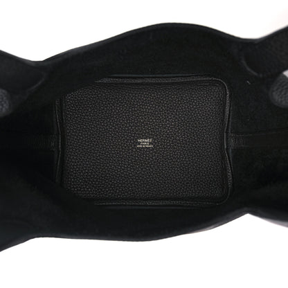 Hermes Taurillon Clemence Monochrome Picotin Lock 18 PM Black 5 of 10