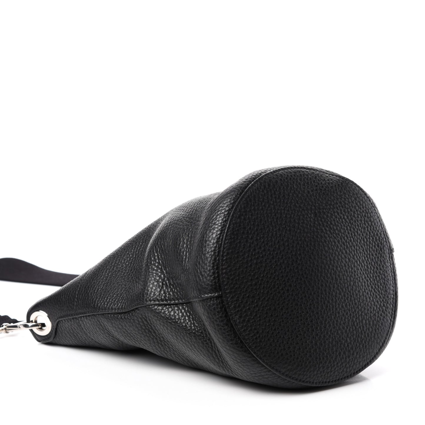 Vitello Daino Bucket Bag Black