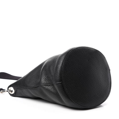 Prada Vitello Daino Bucket Bag Black 4 of 9
