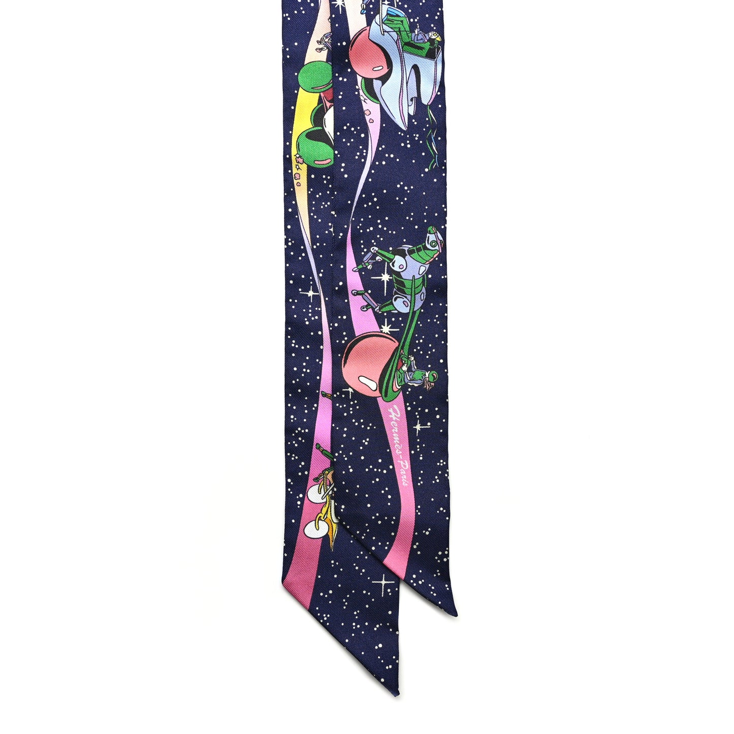 Silk Space Derby Twilly Marine Rose Multicolor