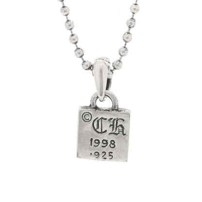 Chrome Hearts Sterling Silver Framed Heart Pendant Necklace 4 of 5
