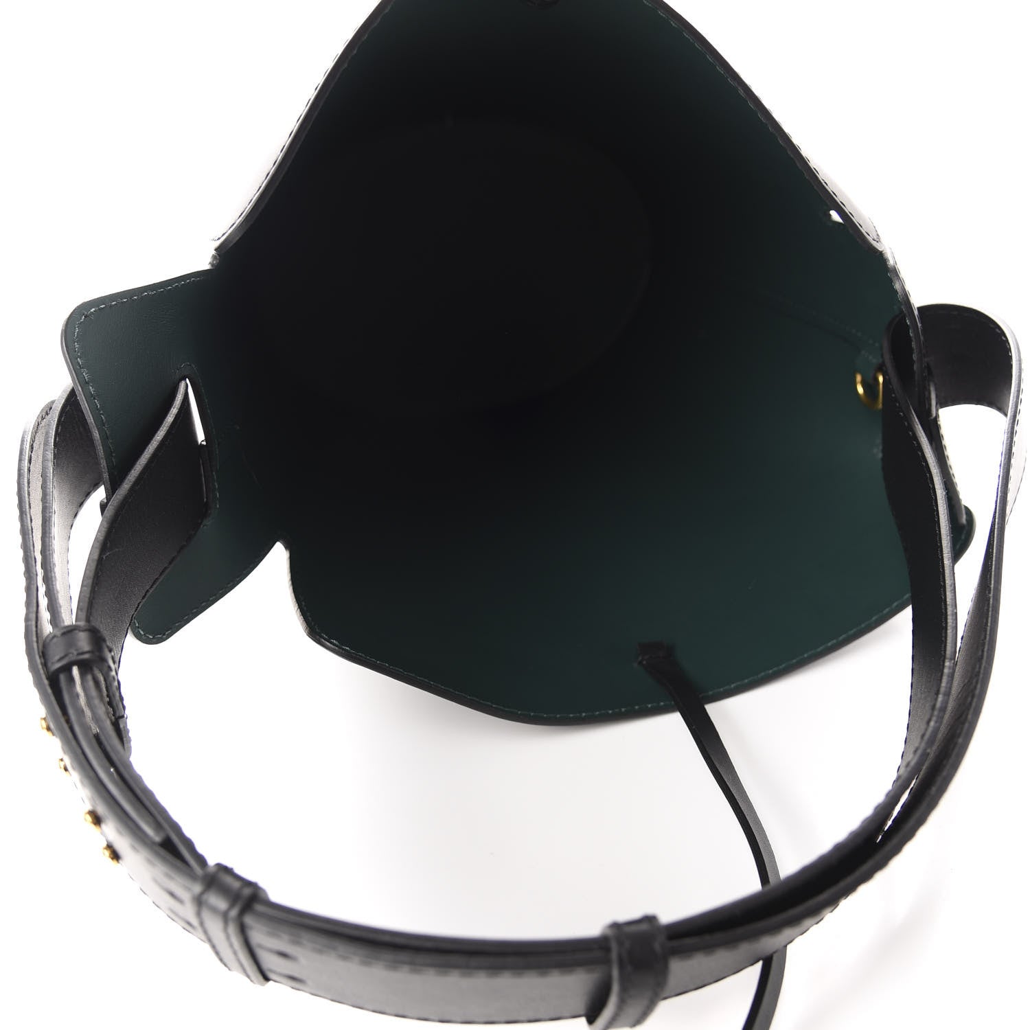 Burberry Supple Calfskin Medium Bucket Black 6 of 11