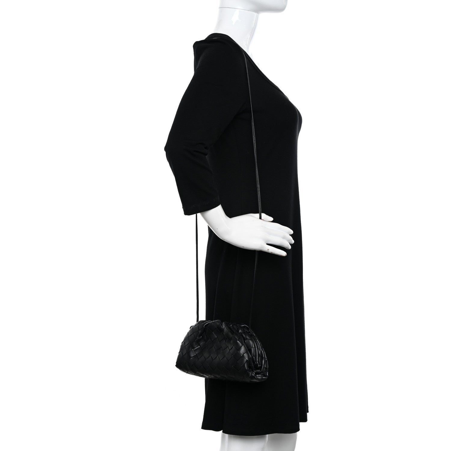 Bottega Veneta Nappa Intrecciato The Mini Pouch Black 2 of 12