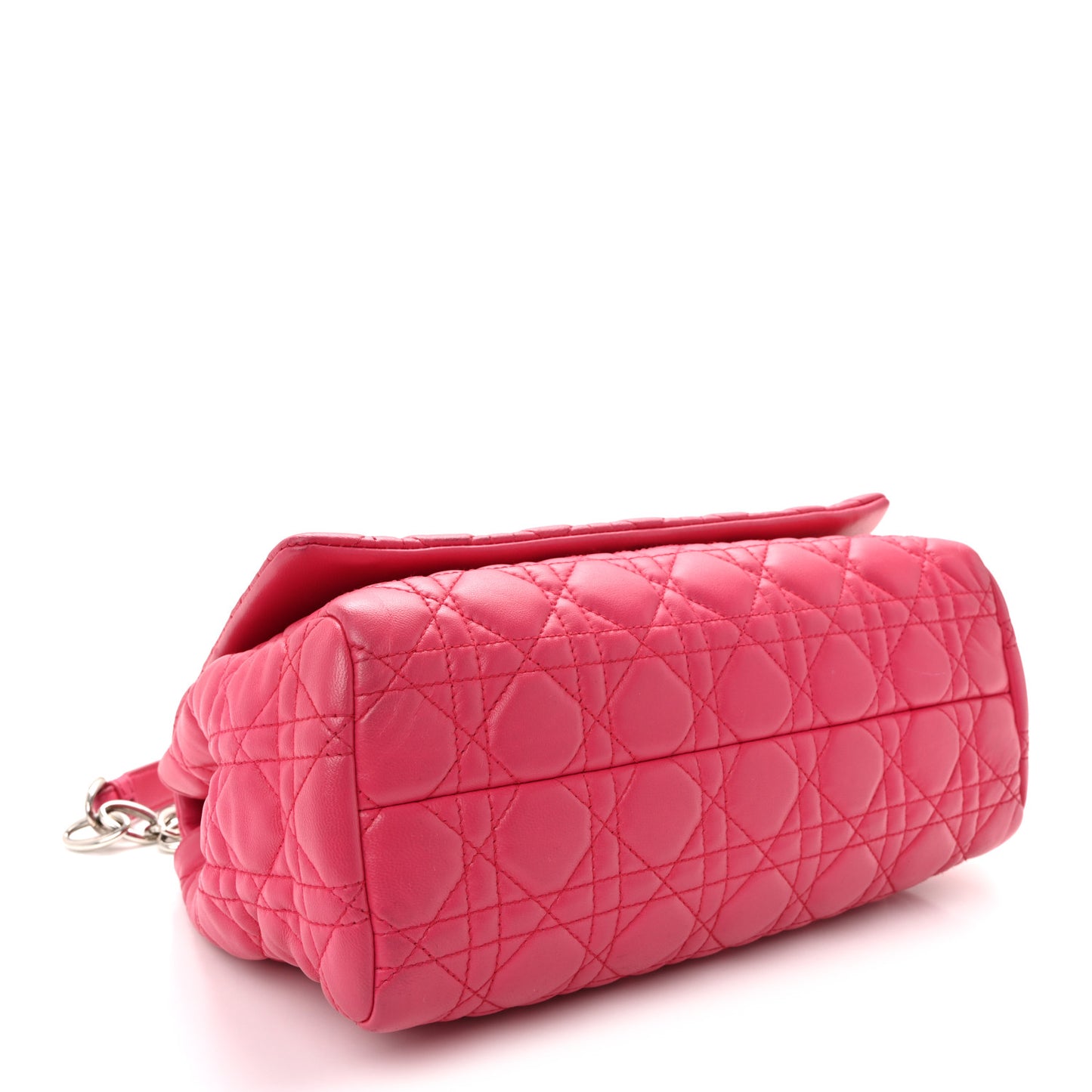 Lambskin Cannage Soft Flap Bag Pink