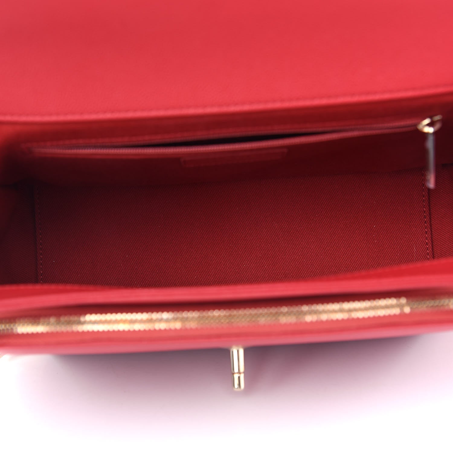 Chanel Caviar Quilted Large Business Affinity Flap Red 5 of 9
