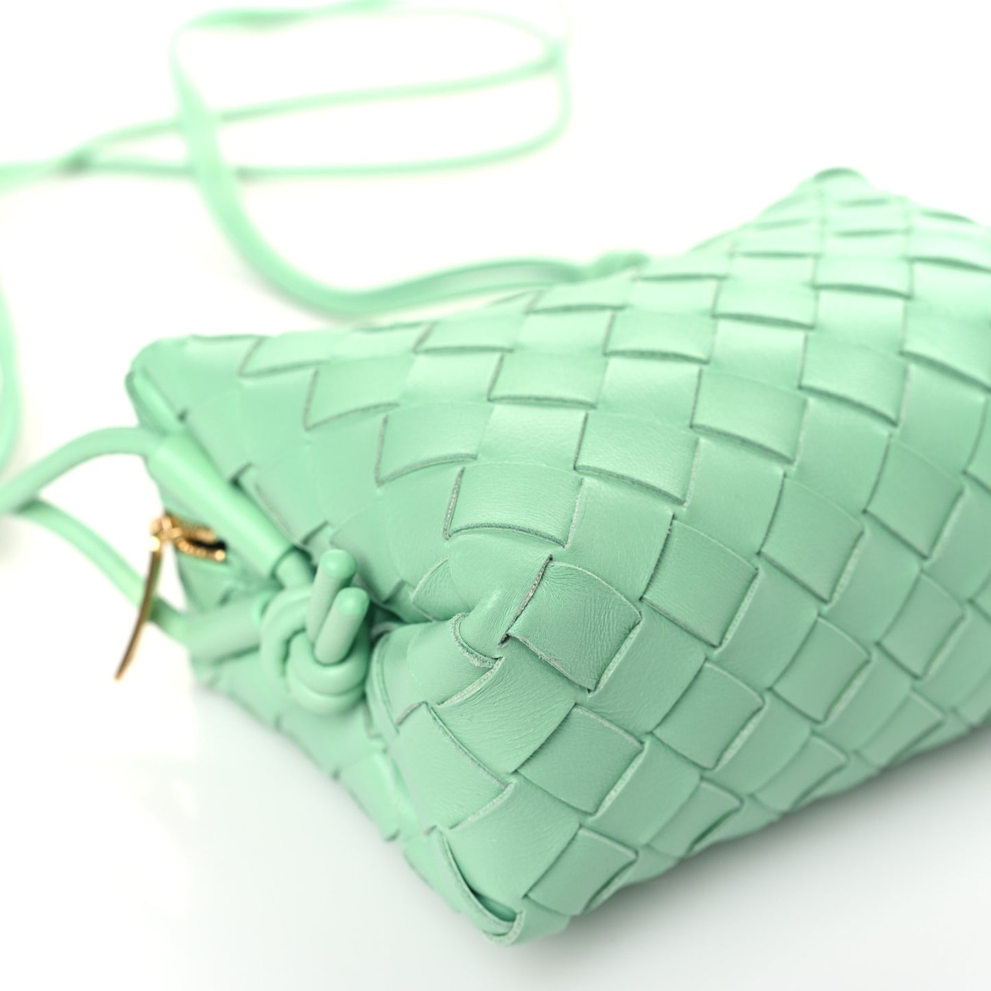Nappa Intrecciato Mini Loop Camera Bag Siren