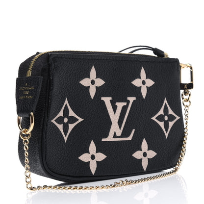 Louis Vuitton Empreinte Monogram Giant Mini Pochette Accessories Black 2 of 4