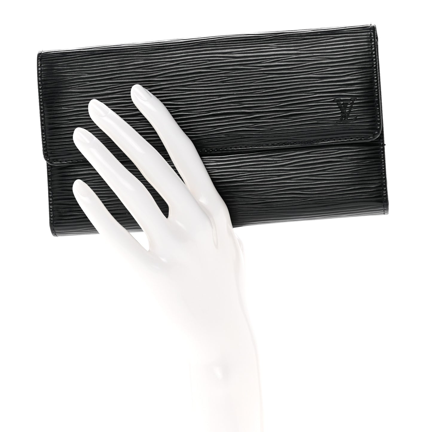 Epi Porte Tresor International Wallet Black