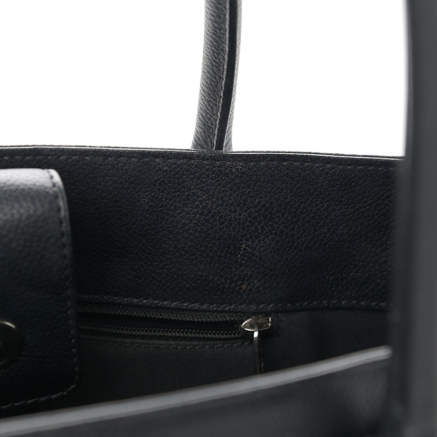 Chanel Calfskin Small Cerf Executive Shopper Tote Black 15 of 18