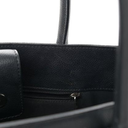 Chanel Calfskin Small Cerf Executive Shopper Tote Black 15 of 18