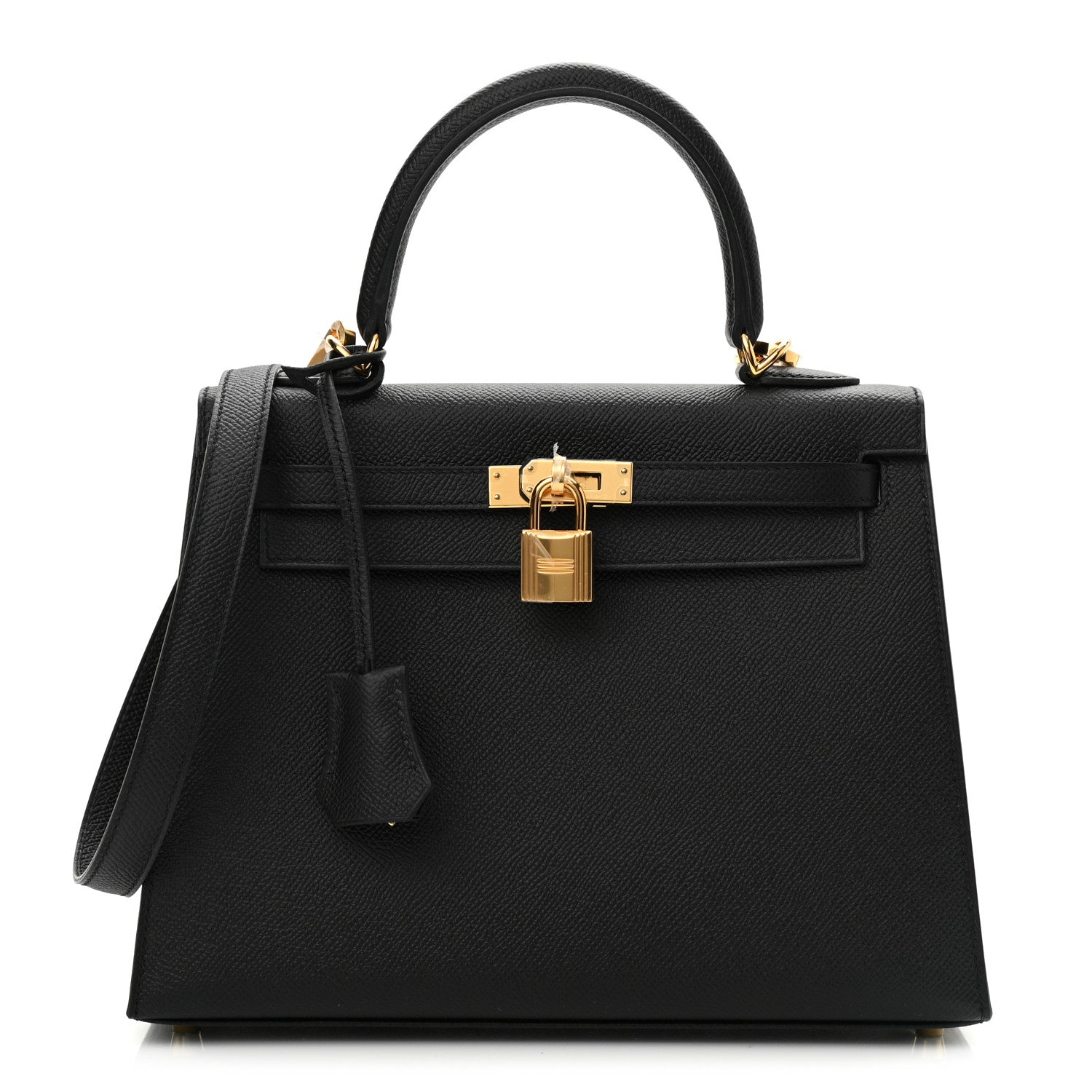 Hermes Epsom Kelly Sellier 25 Black 1 of 12