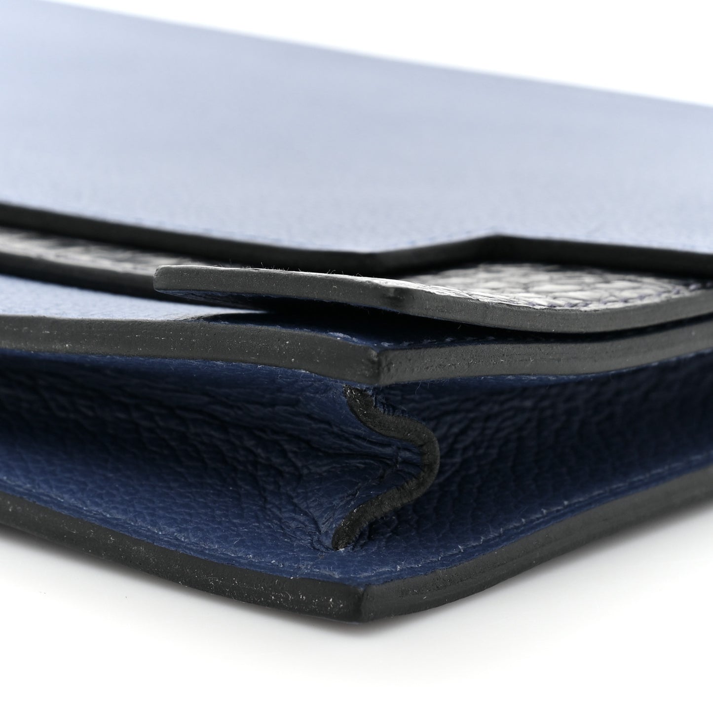 Evercolor Matte Alligator Multiplis Clutch Bleu Brighton Bleu Marine