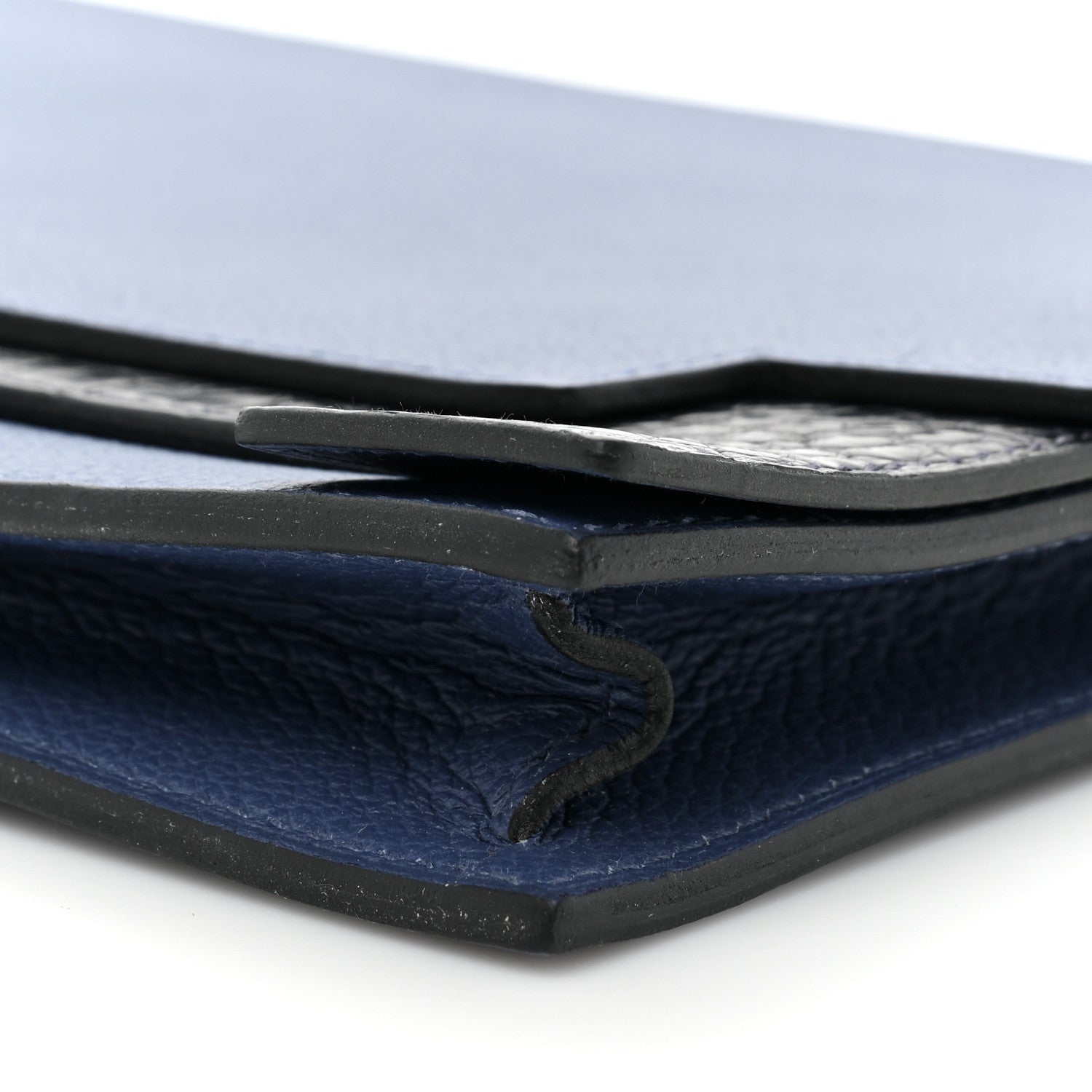 Hermes Evercolor Matte Alligator Multiplis Clutch Bleu Brighton Bleu Marine 7 of 13