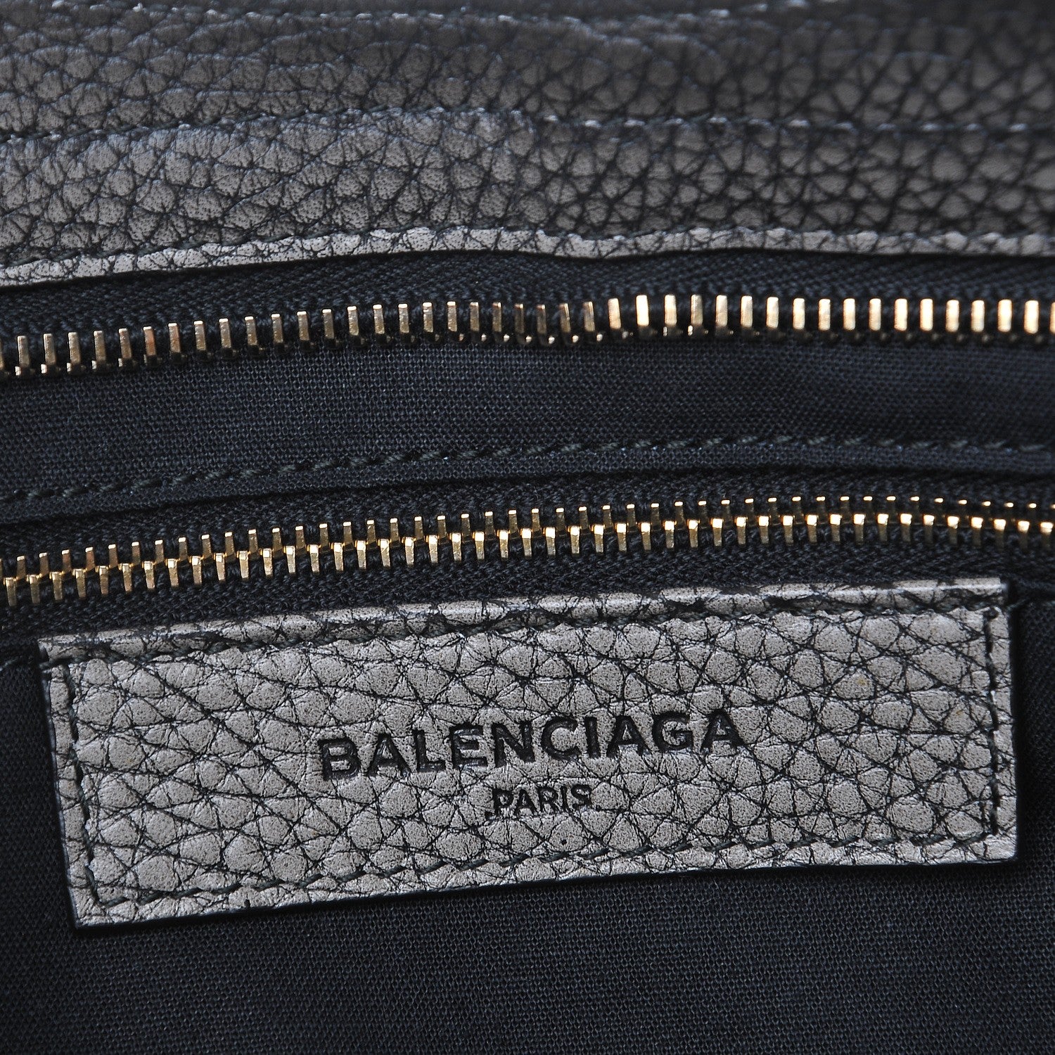 Balenciaga Grained Calfskin Classic Gold Hardware City Ombre Grey Gradient 7 of 8