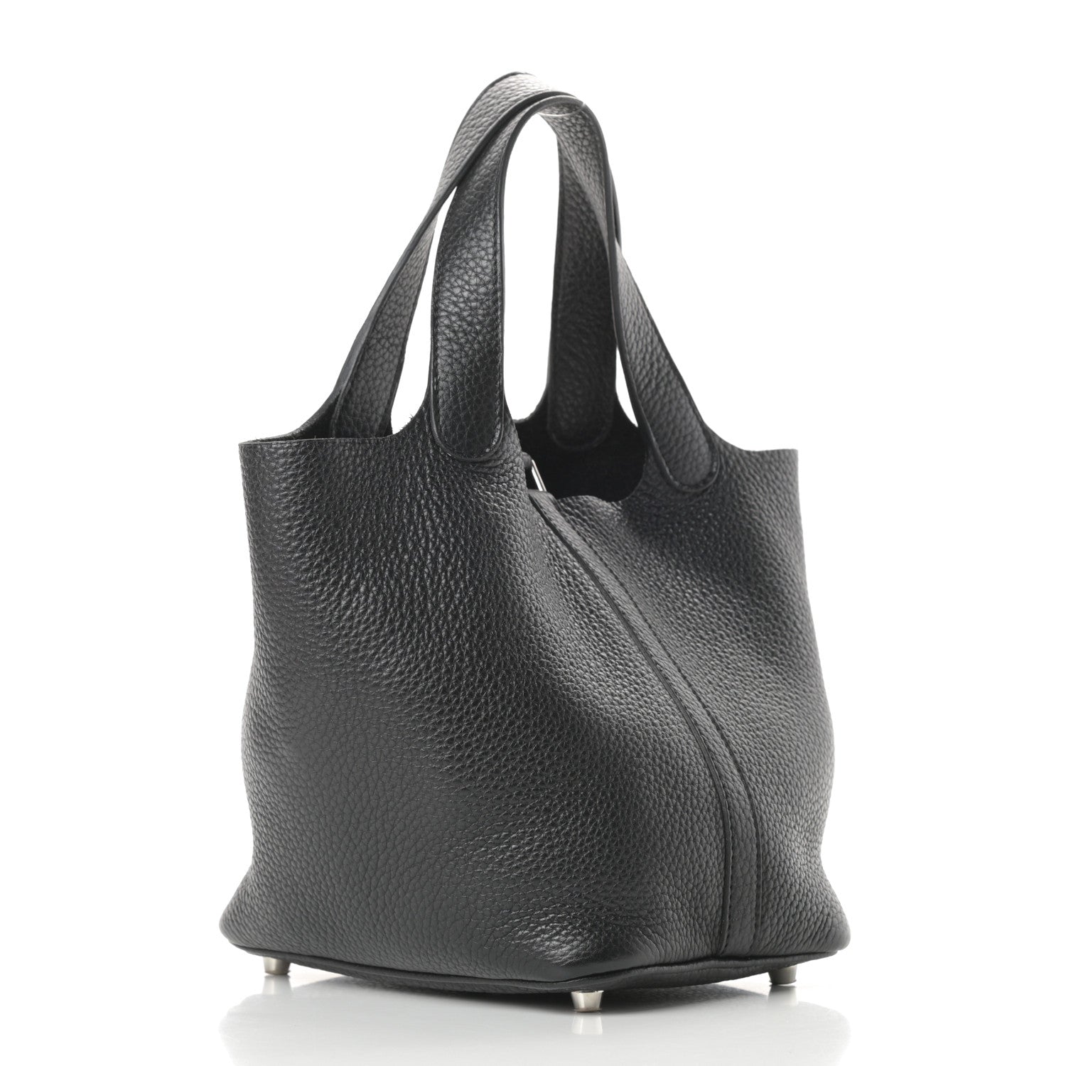 Hermes Taurillon Clemence Picotin Lock 18 PM Black 3 of 11