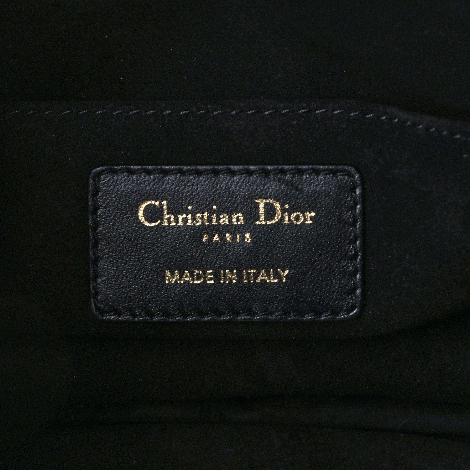 Christian Dior Lambskin Cannage Medium Dior Vibe Hobo Bag Black 6 of 10