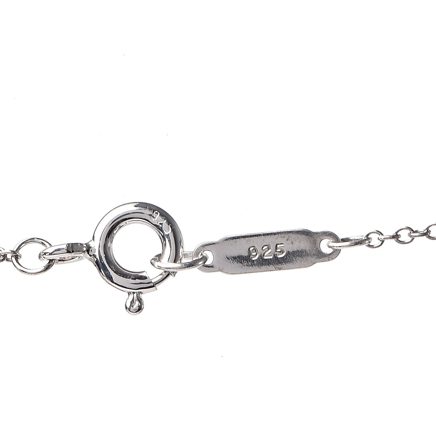 Tiffany Sterling Silver 1837 Circle Pendant Necklace 6 of 6