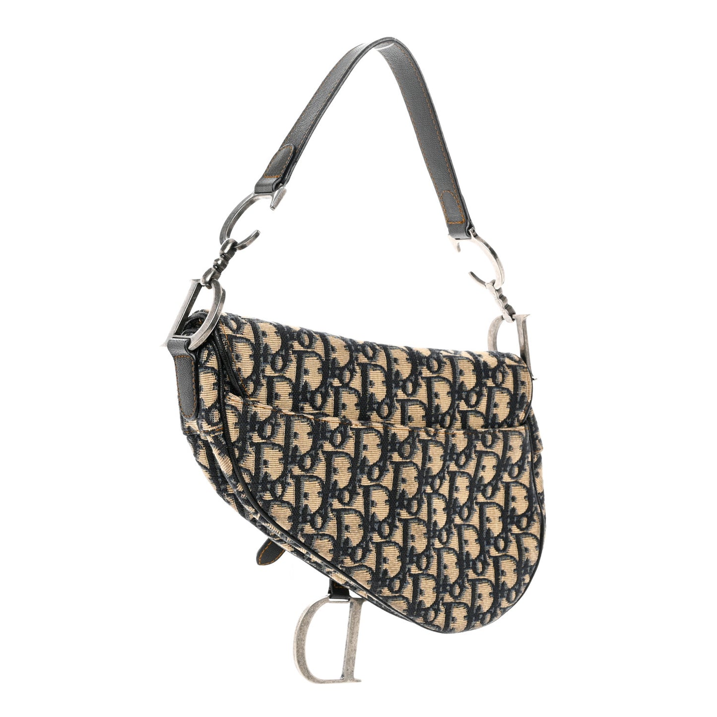 Monogram Saddle Bag Blue