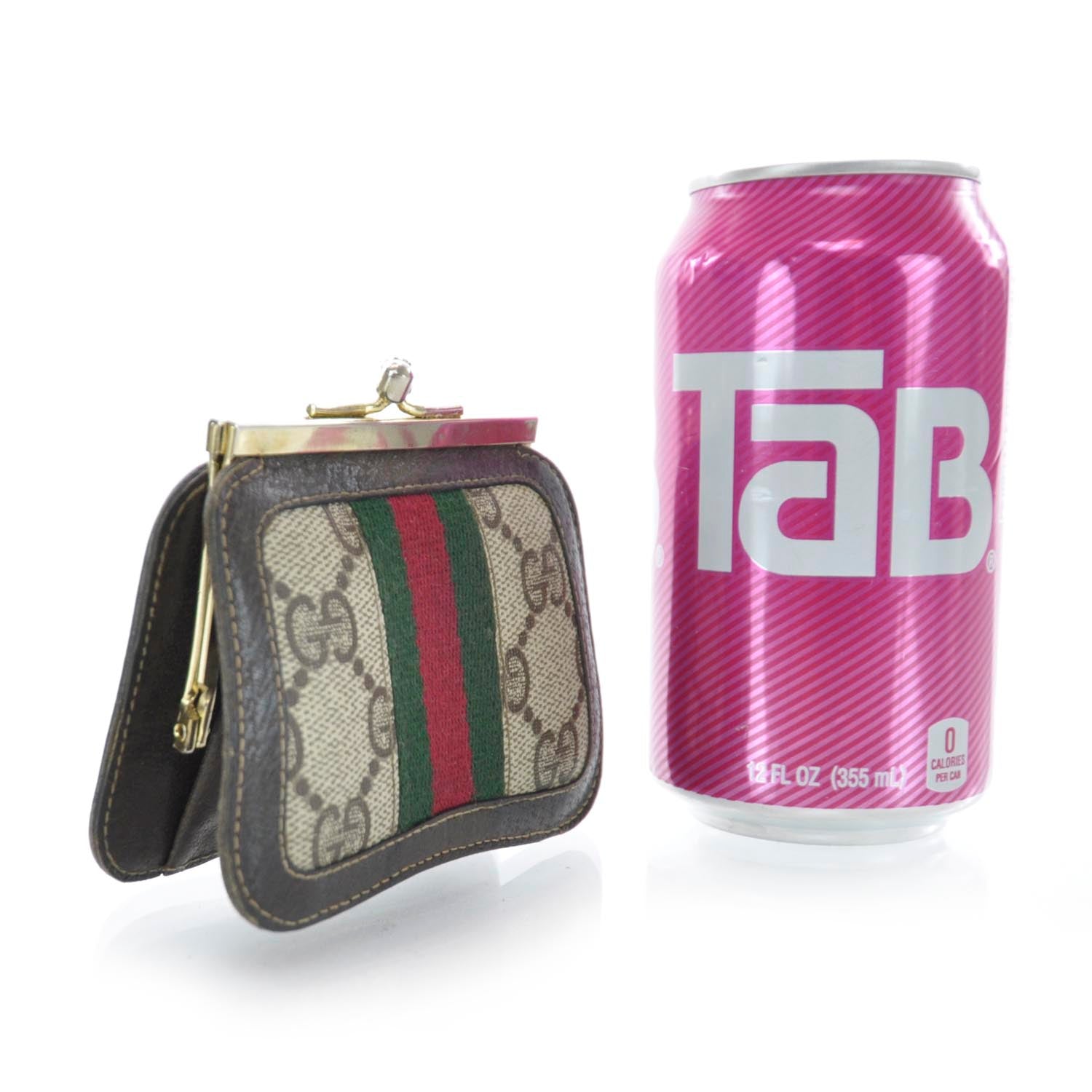 Gucci Monogram Web Coin Purse 2 of 5