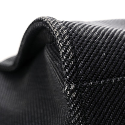Chanel Mixed Fibers Calfskin Medium Deauville Black 16 of 18