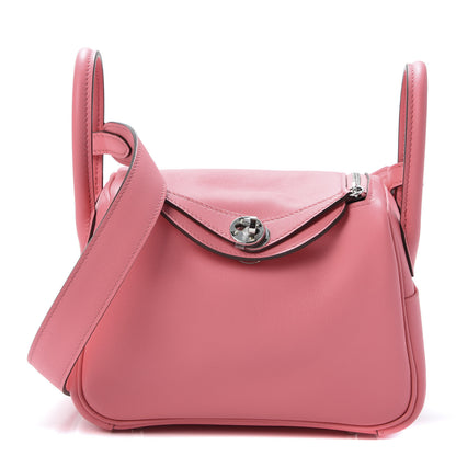 Hermes Swift Mini Lindy 20 Rose Ete 1 of 9