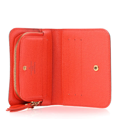 Louis Vuitton Monogram Insolite Coin Purse Wallet Red 5 of 11