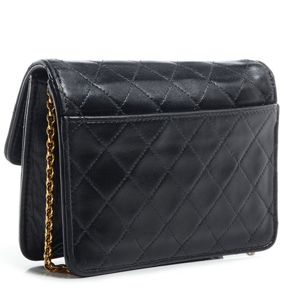 Chanel Lambskin Quilted Micro Mini Flap Black 3 of 8