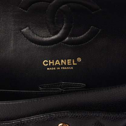 Chanel Caviar Quilted Medium Double Flap Black 8 of 11