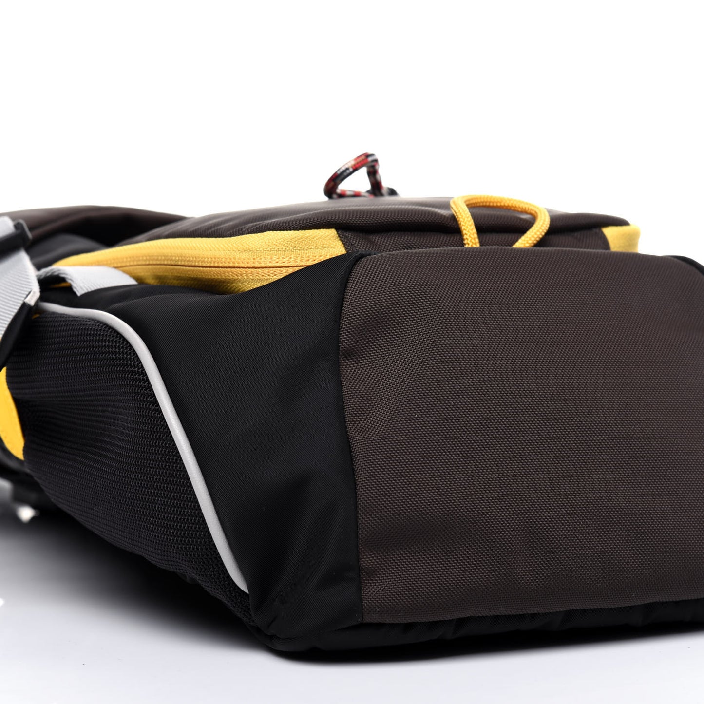 Nylon Medium Leo Sling Bag Black Yellow Grey