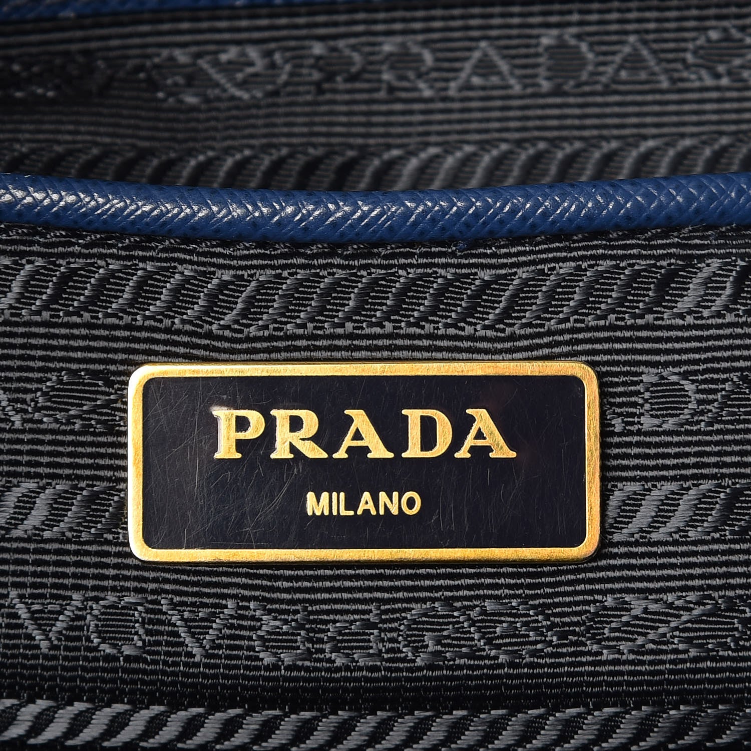 Prada Saffiano Lux Extra Large Galleria Double Zip Tote Bluette 6 of 9