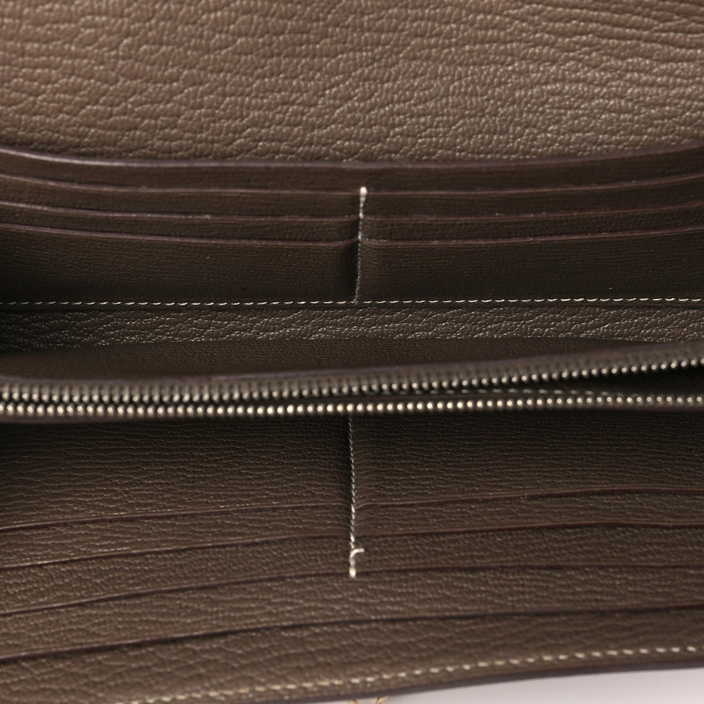 Chevre Mysore Kelly Longue Wallet Etoupe