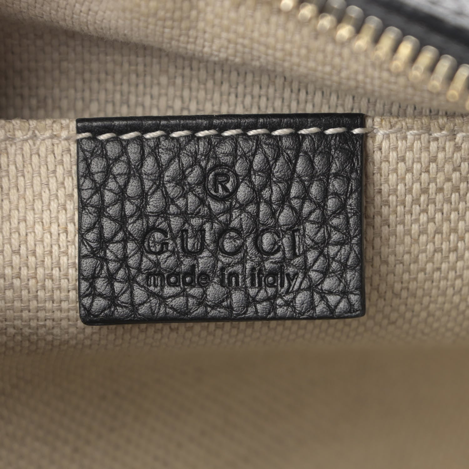 Gucci Pebbled Calfskin Small Soho Disco Bag Black 6 of 16