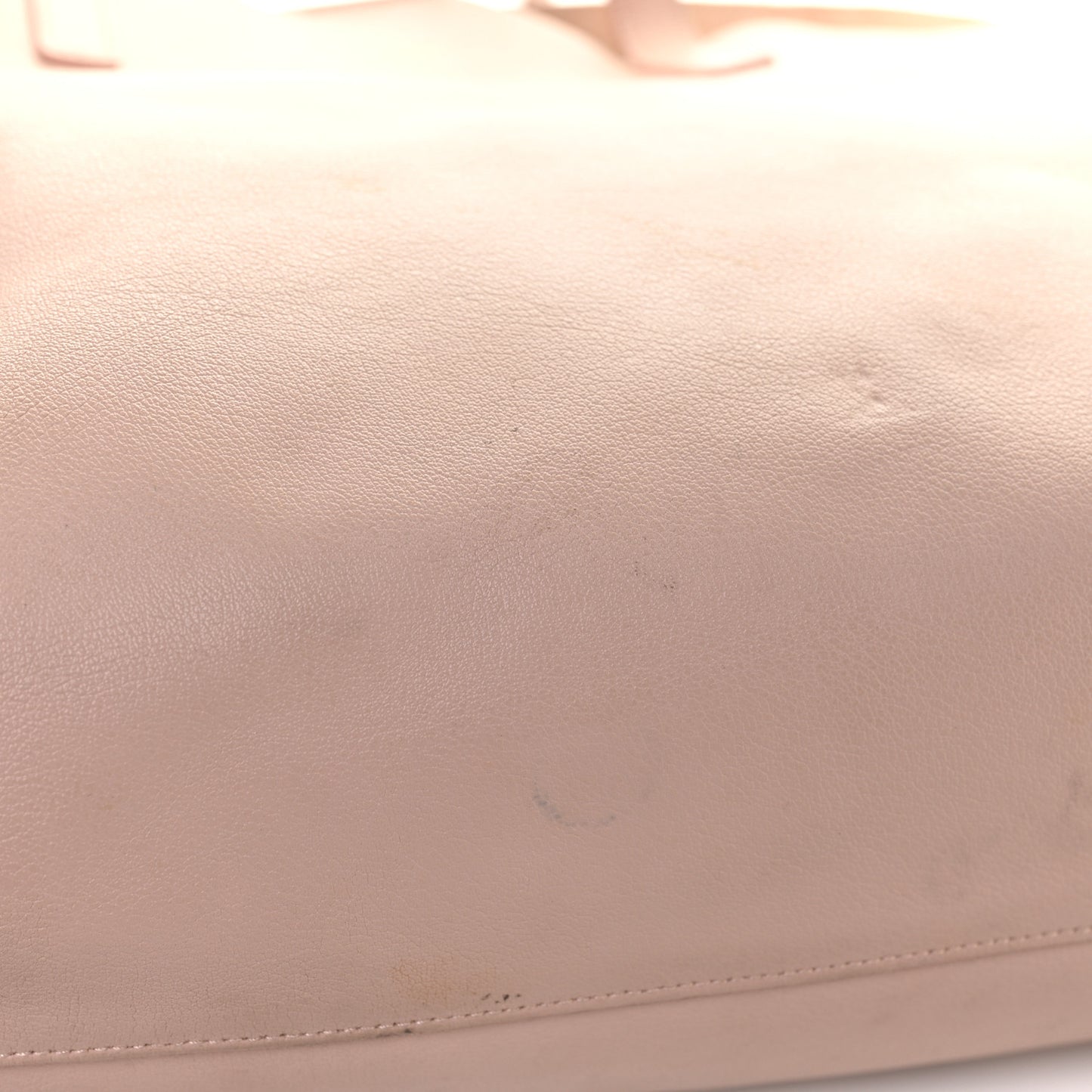 Calfskin Large Shopping Tote Rose Antic