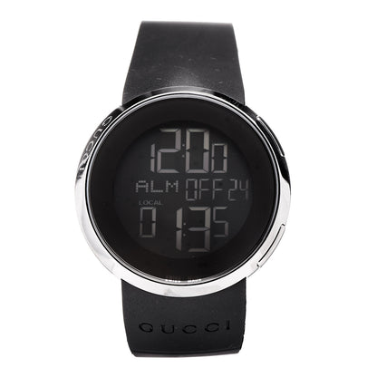 Gucci Stainless Steel Rubber 40mm Digital I-Watch Black 1 of 7