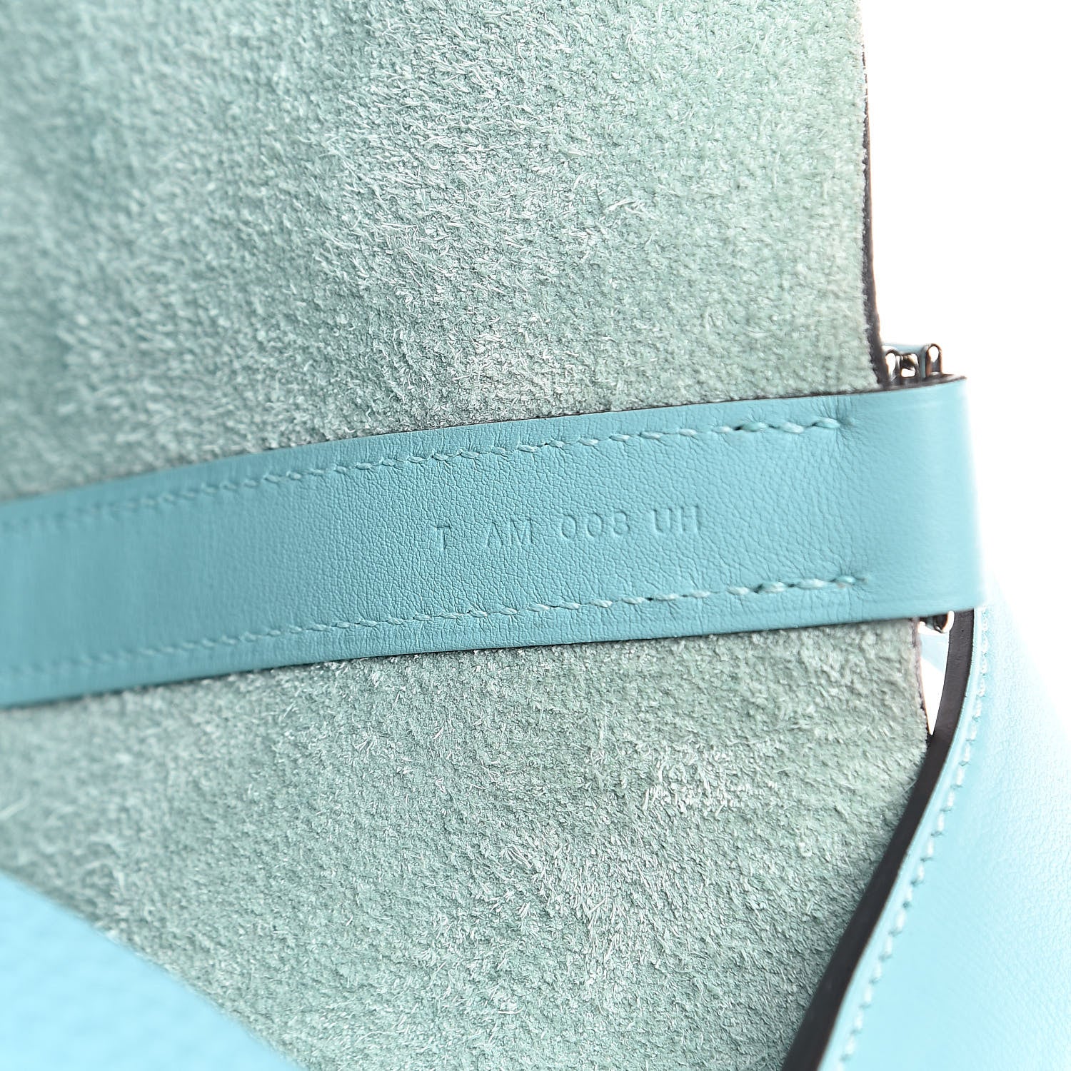 Hermes Taurillon Clemence Picotin 26 GM Bleu Atoll 7 of 11