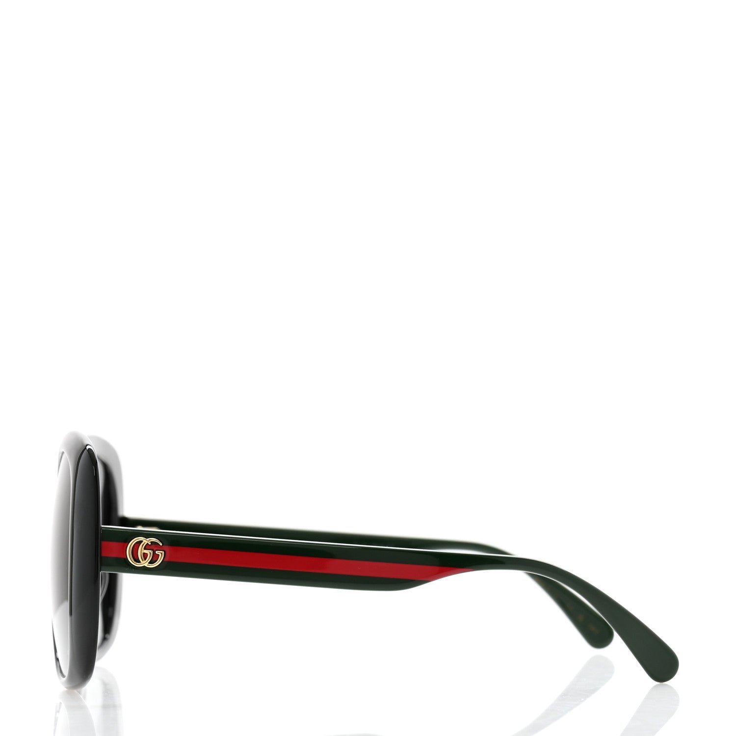 Gucci Acetate Oversized Square GG Web Sunglasses GG0714SA Black 3 of 7
