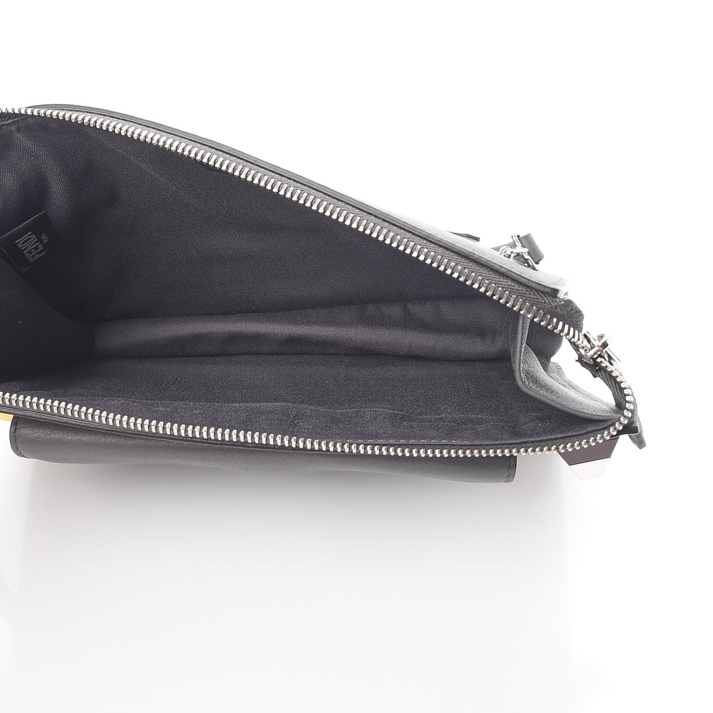 Vitello Dolce Studded Mini 2Jours Pouch Anthracite Multicolor