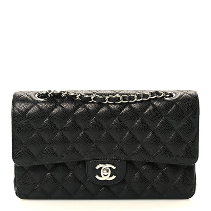 Chanel Caviar Quilted Medium Double Flap Black 1 of 11