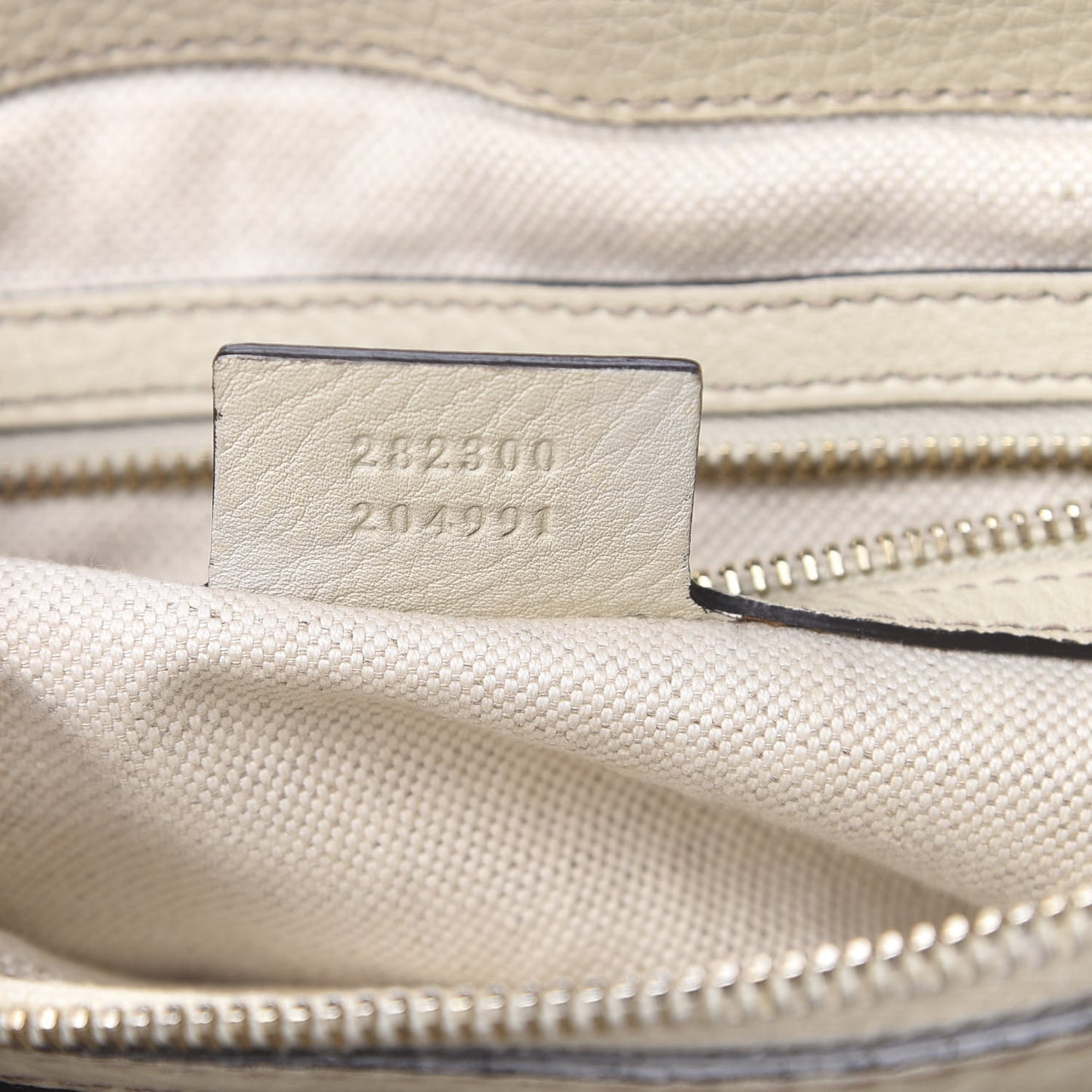 Monogram GG Canvas Small Bella Top Handle Bag Off White