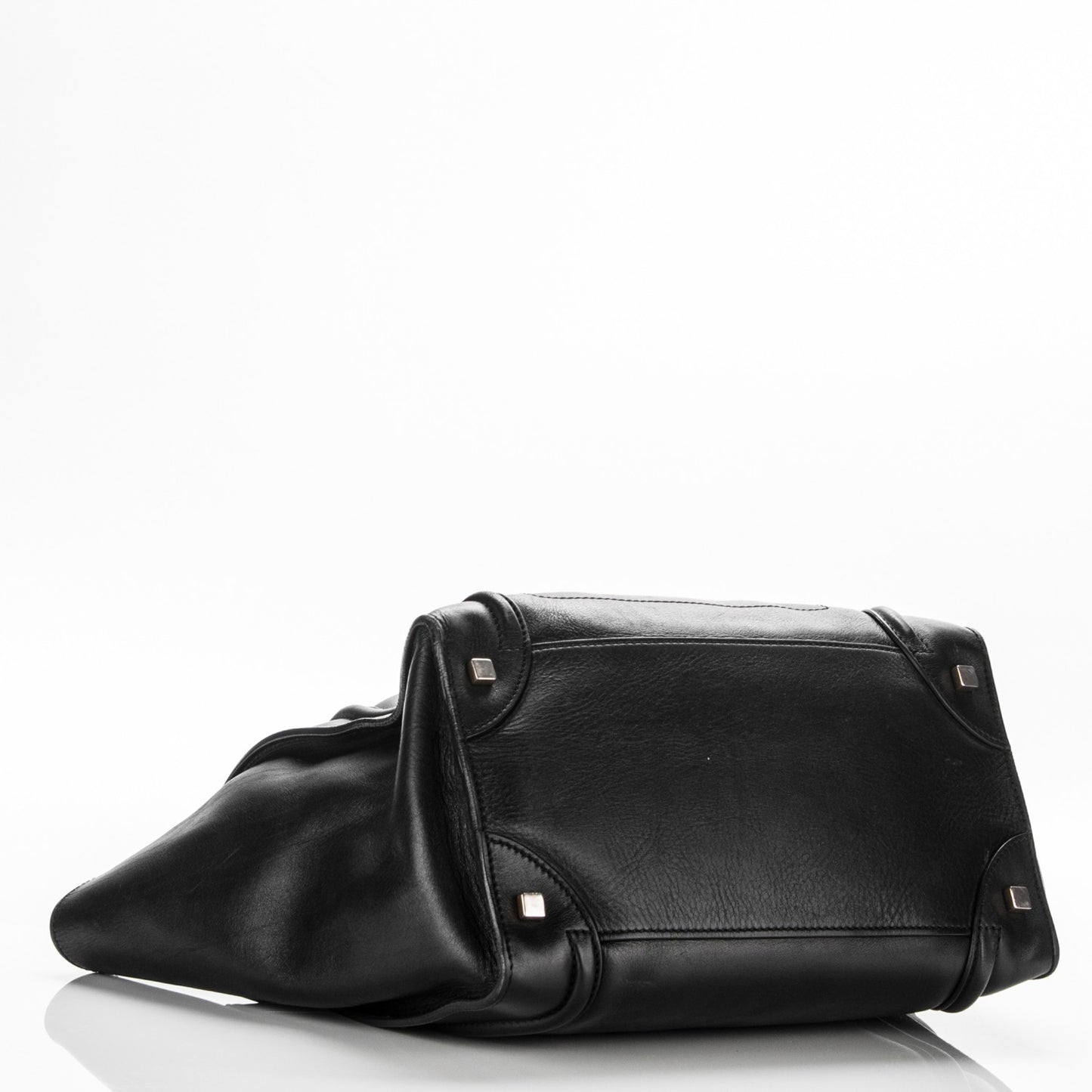 Smooth Calfskin Mini Luggage Black
