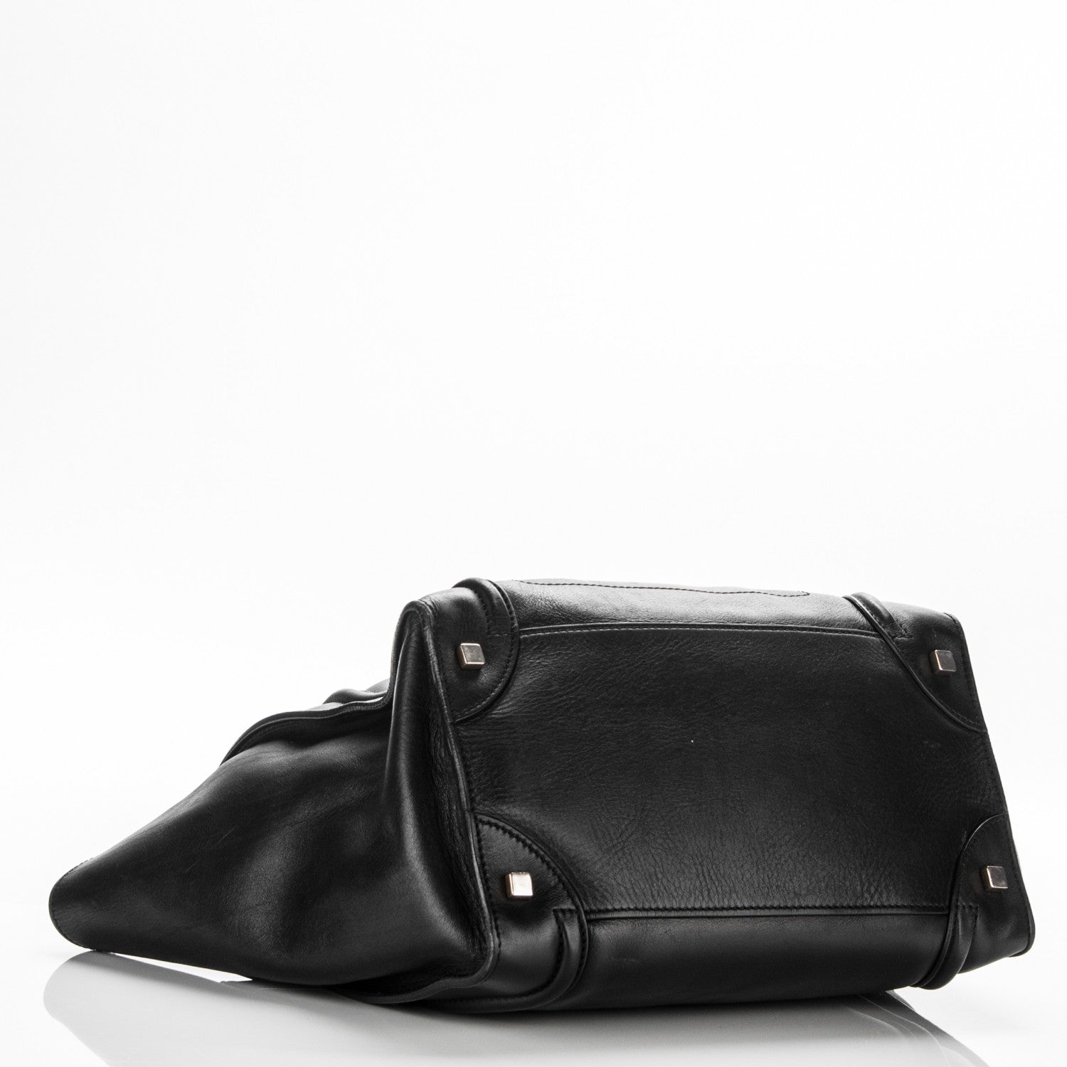 Celine Smooth Calfskin Mini Luggage Black 4 of 12