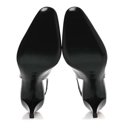 Saint Laurent Vernice Carol 60 Slingback Pumps 40 Black 7 of 12