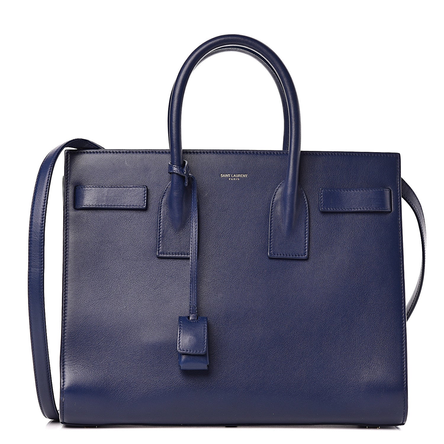 Saint Laurent Calfskin Small Sac De Jour New Marine 1 of 10