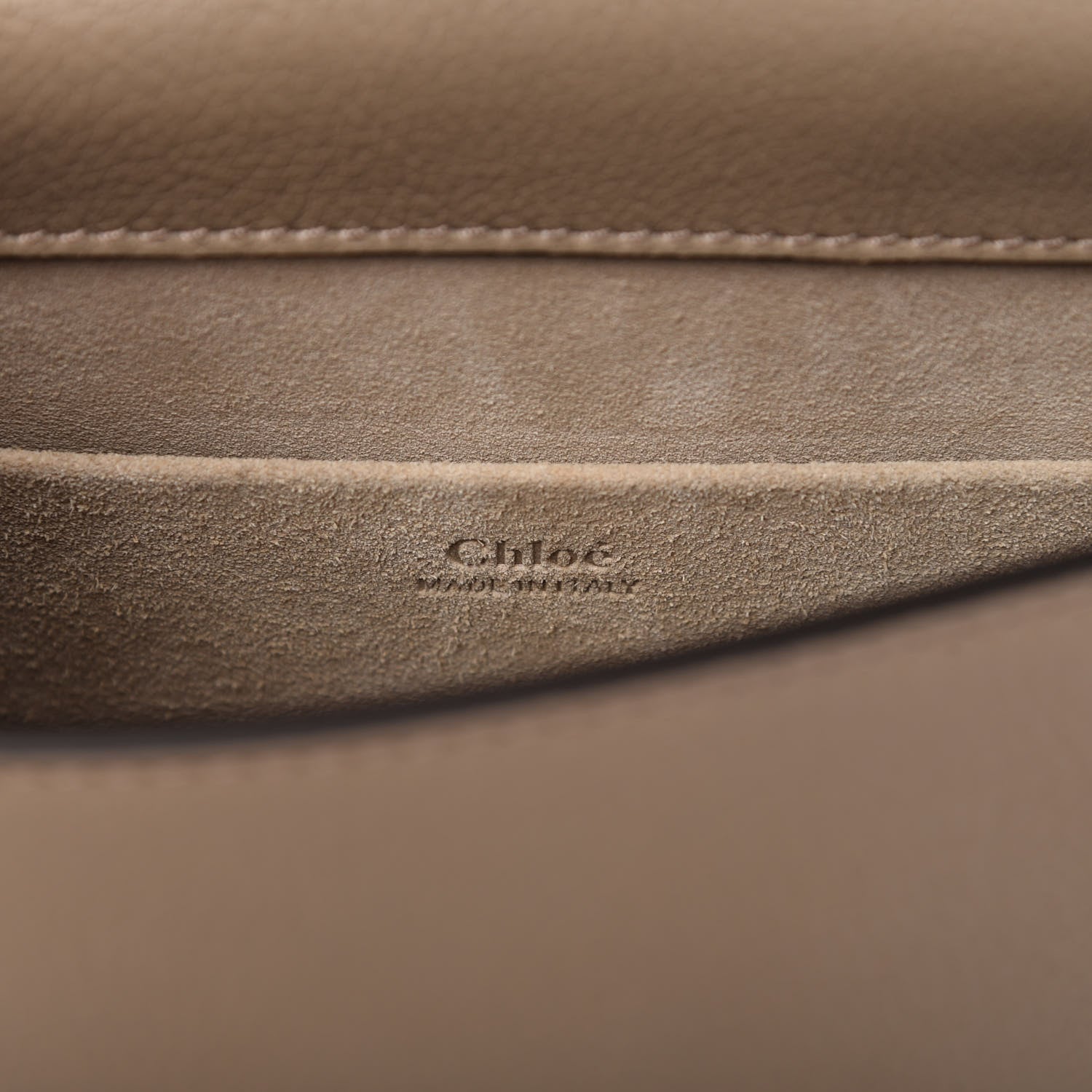 Chloe Calfskin Suede Small Nile Bracelet Bag Motty Grey 8 of 10