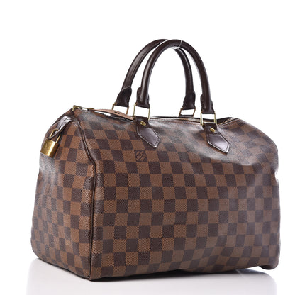 Louis Vuitton Damier Ebene Speedy 30 3 of 18