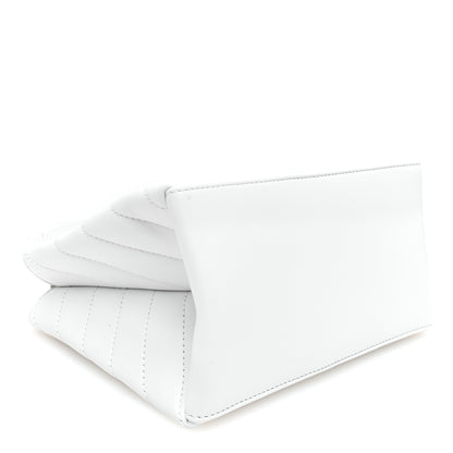 Off-White Calfskin Diagonal Quilted Jackhammer 25 Tote White 4 of 10