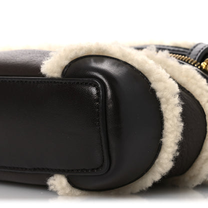 Bottega Veneta Calfskin Shearling Bang Bang Vanity Case Light Brown Teddy 10 of 11