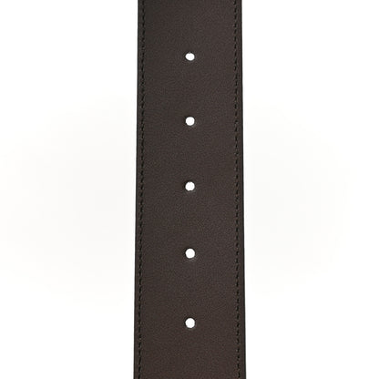 Gucci GG Supreme Monogram Textured Dollar Calfskin Blondie 40mm Belt 85 34 Beige Ebony New Acero 3 of 4