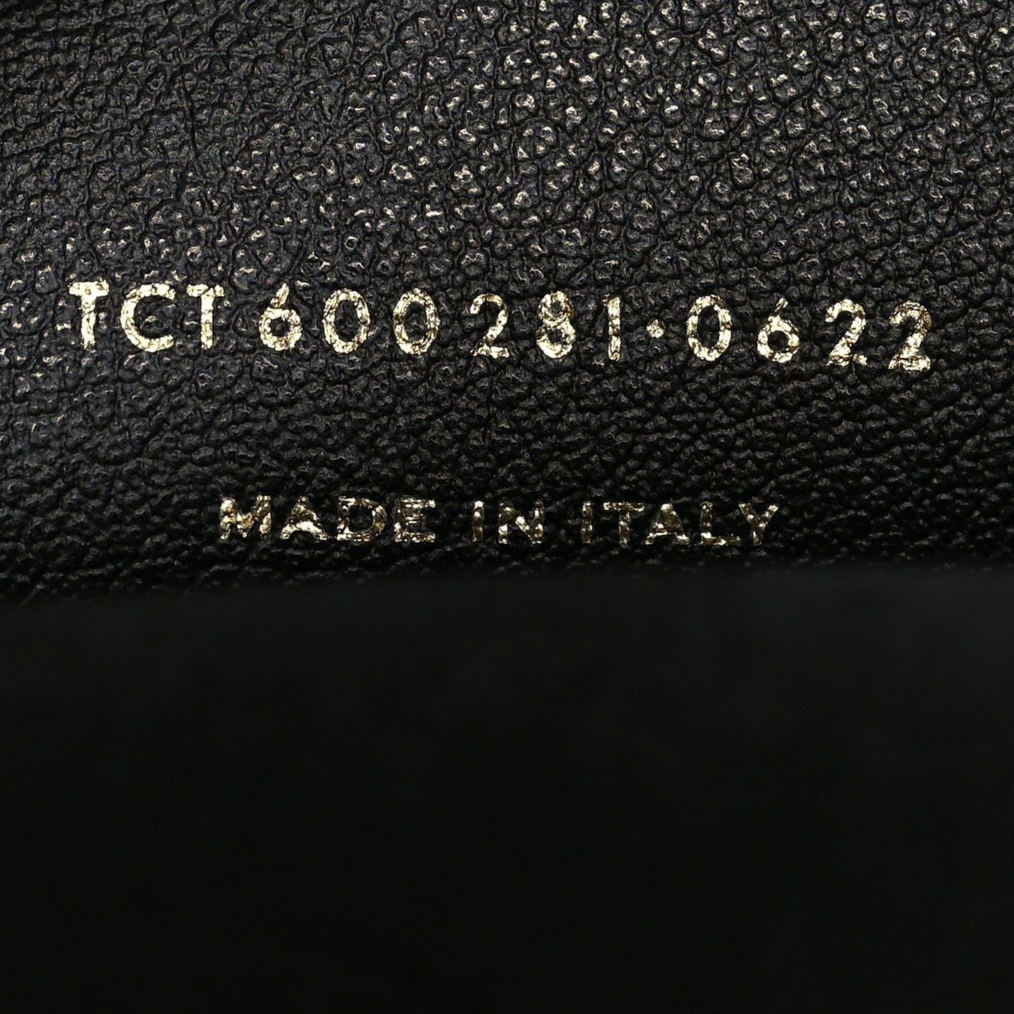 Calfskin Large Shopping Tote Black
