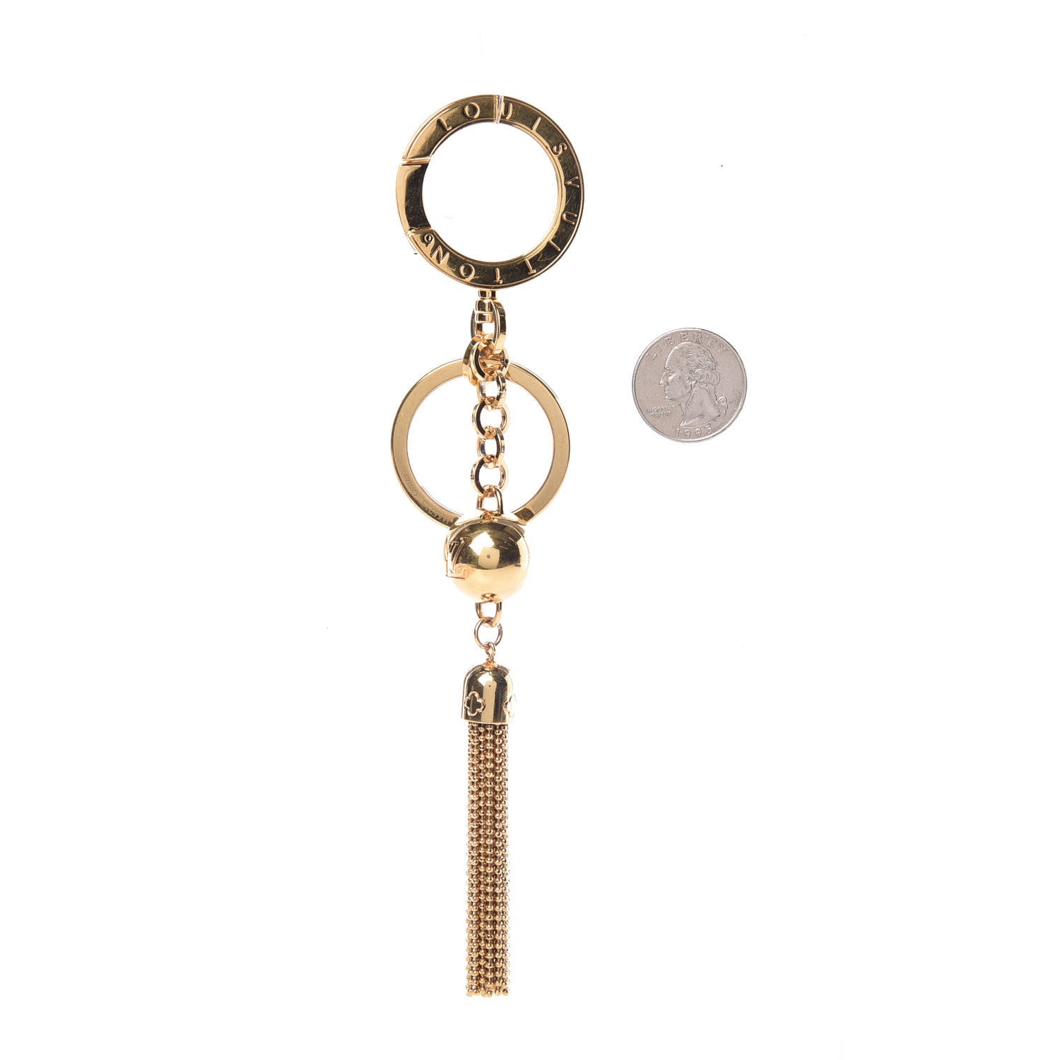 Louis Vuitton Swing Key Holder Gold 2 of 2